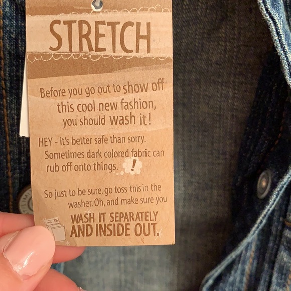 Limited Too Jean jacket NWT - Picture 6 of 6